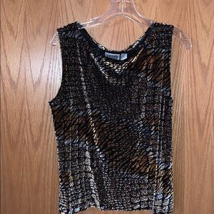 Chico’s Design velvet tank top